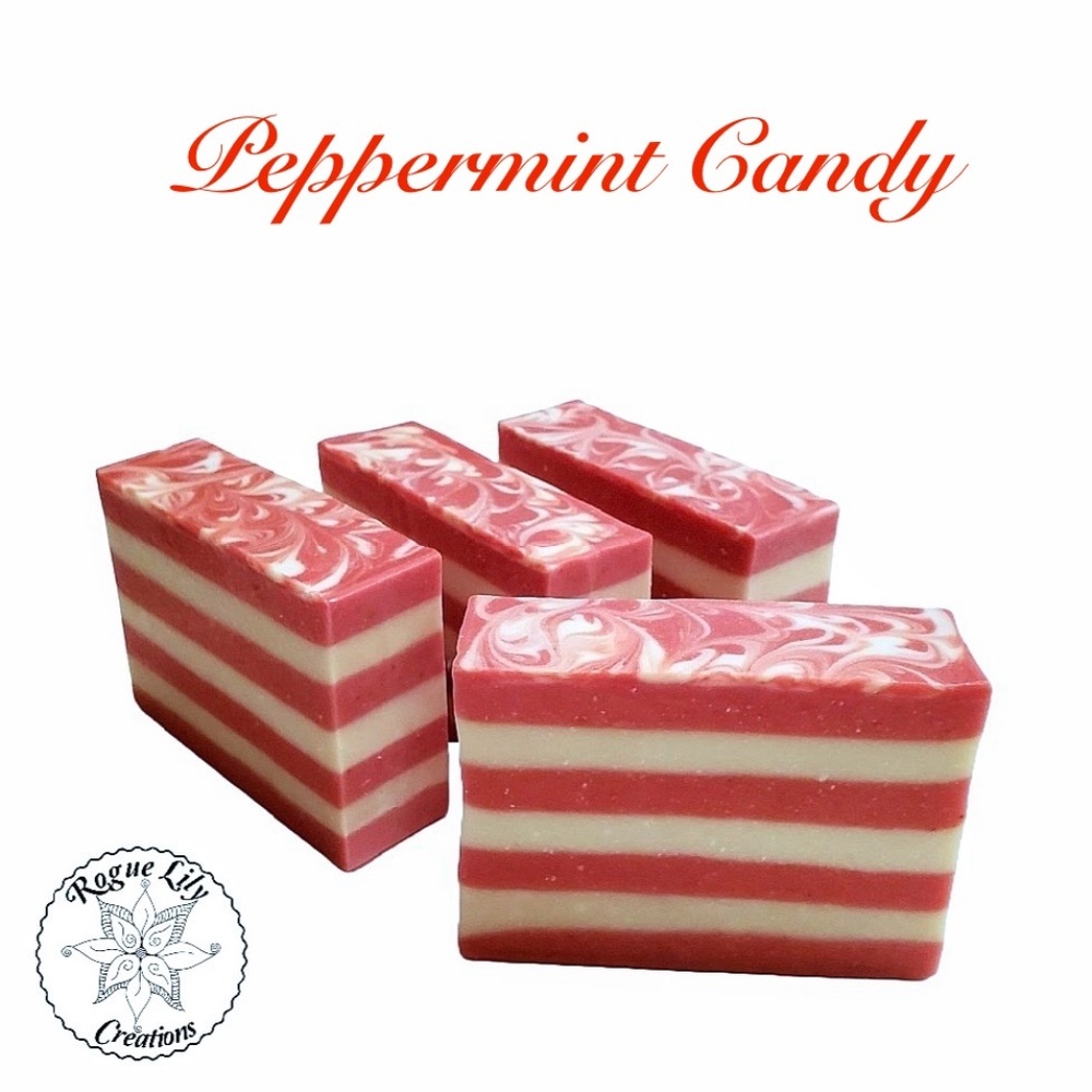 Artisan Coconut Milk Soap: Peppermint Candy
